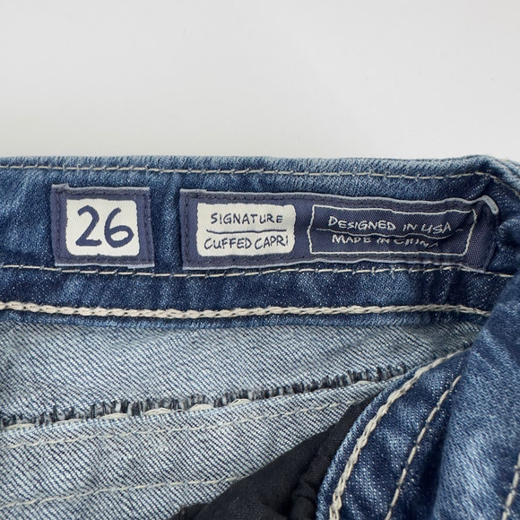 Miss‎ Me cuffed capri denim jeans - Picture 4 of 8